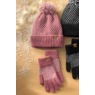 Dotted Hat and Glove Set, , large