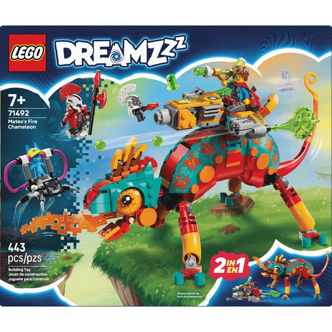 LEGO DREAMZzz Mateo's Fire Chameleon, , large