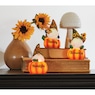 Set Of 3 Gnomes On Lit Pumpkins, , large