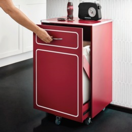 Retro Trash Bin, , large