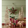 Set of 3 Rattan and Berry Cone Trees, , large