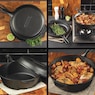Granitestone Pre-Seasoned Cast Iron 2-in-1 Cooker, , large