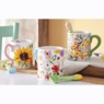 Floral Mug with Spoon, , large