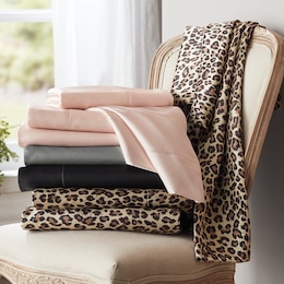 Sleek Satin Sheet Set, , large