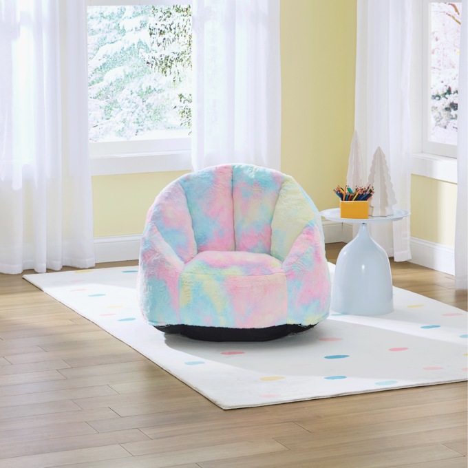 Kids’ Tie-Dye Bean Bag Chair, , large