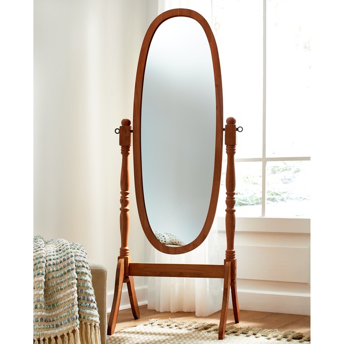 Cheval Mirror, Walnut, large