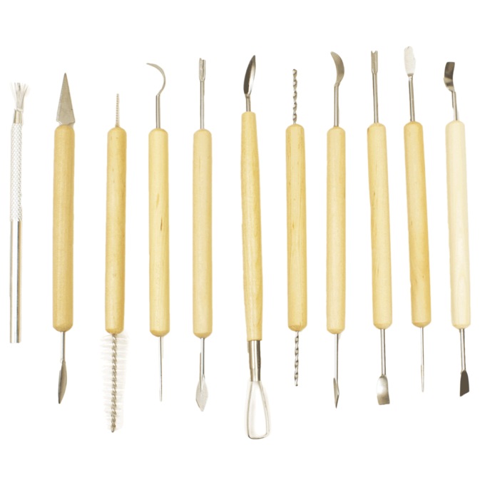 Art Alternatives 11-Piece Pottery Tool Set, , large