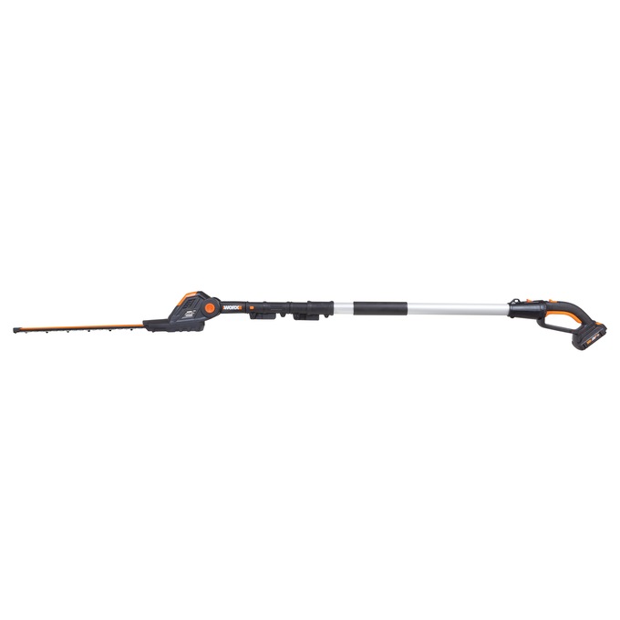 Worx 20V Power Share Cordless 20" 2-in-1 Hedge Trimmer, Black, large