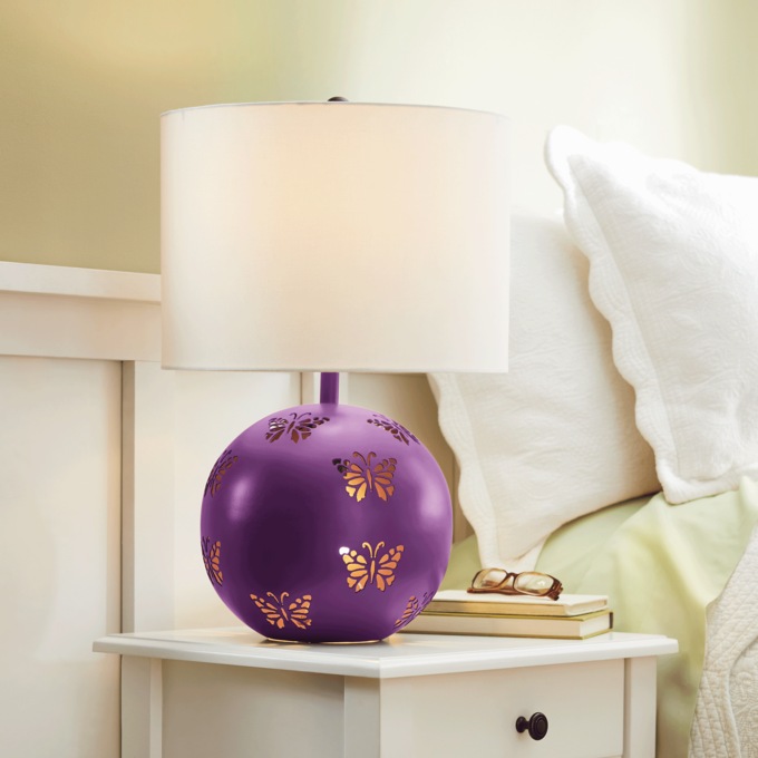 Stamped Butterfly Lamp, , large