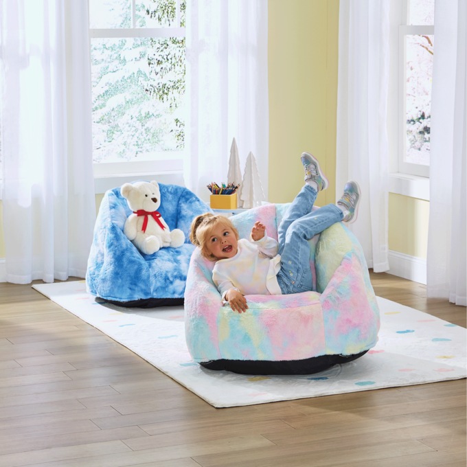 Kids’ Tie-Dye Bean Bag Chair, , large