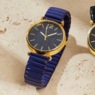 Ladies' Embellished Dial/Stretch-Band Color Watch, , large