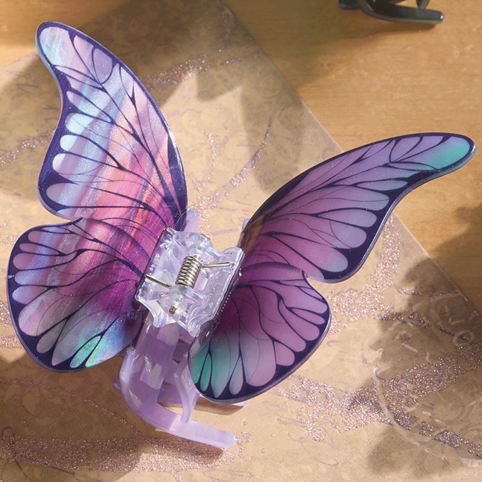 Butterfly Claw Hair Clip, , large