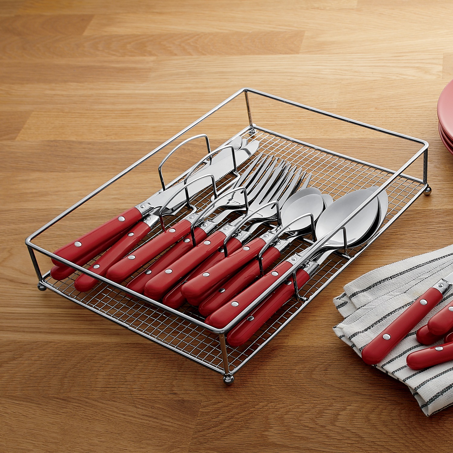 20Piece Color Flatware Set with Caddy Ginny's