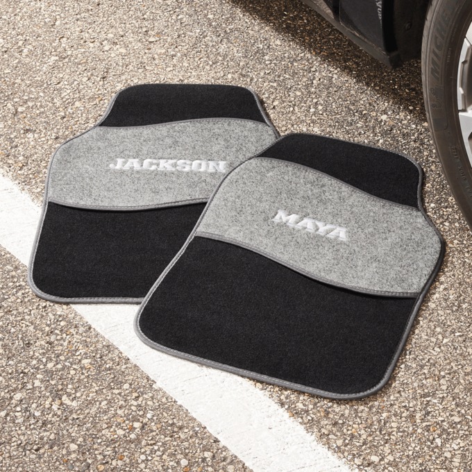 Set of 2 Car Mats, , large