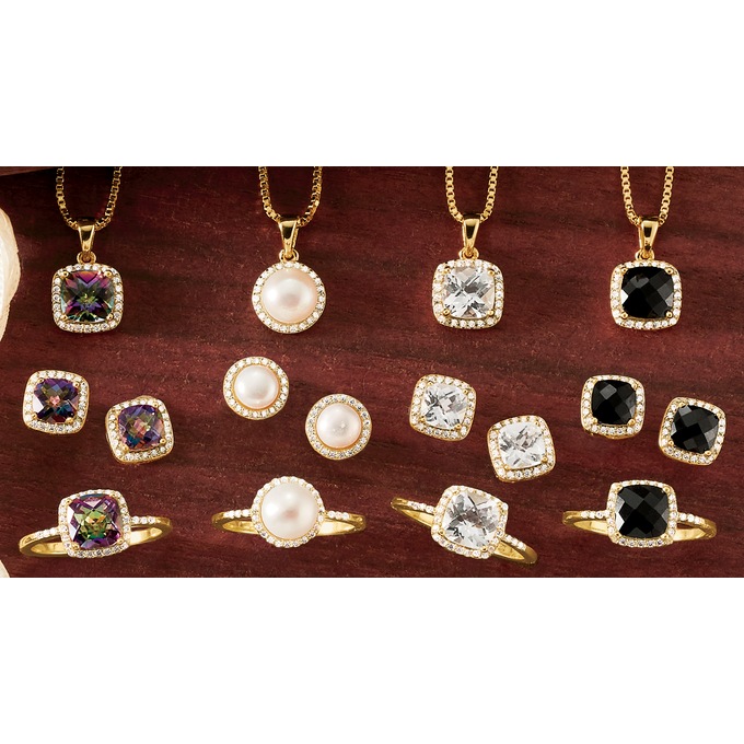 Gemstone Jewelry Set, , large