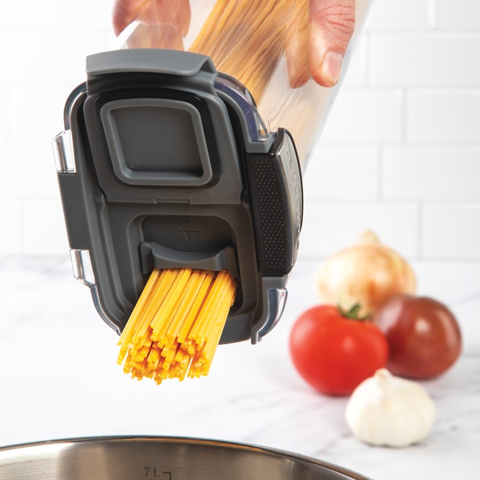 Pasta Pro Keeper Plus by Progressive, Clear Beads, large