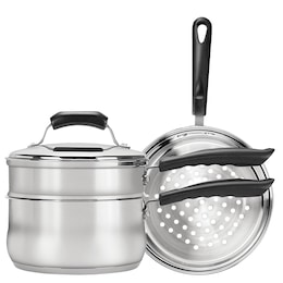4-Piece Range Kleen 3-Quart Double Boiler Set, , large
