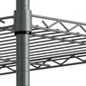 Wide 5-Tier Rolling Metal Wire Storage Rack with Wheels, , large