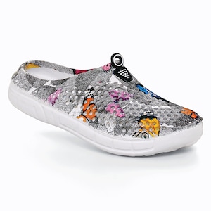 Women's Butterfly Breathable Comfort Clog, , large
