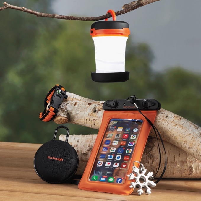 5-Piece Camping/Outdoors Gadget Set with Lantern & Speaker, , large