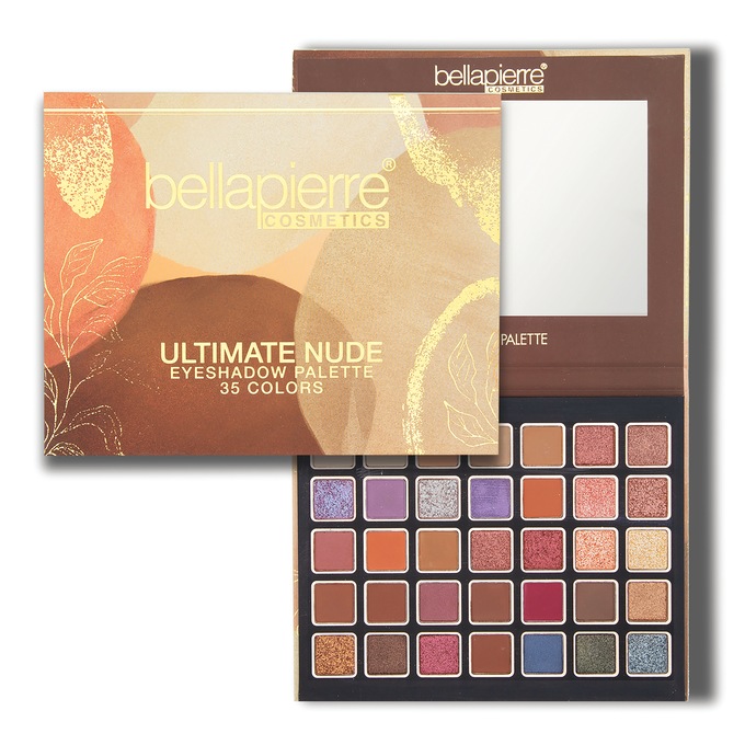 Bellapierre 35-Color Eyeshadow Palette, Ultimate Nude, large