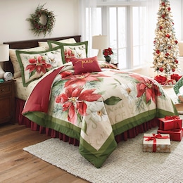 Holly Complete Bed Set, Panel Pair, Valance and Decorative Pillow, , large