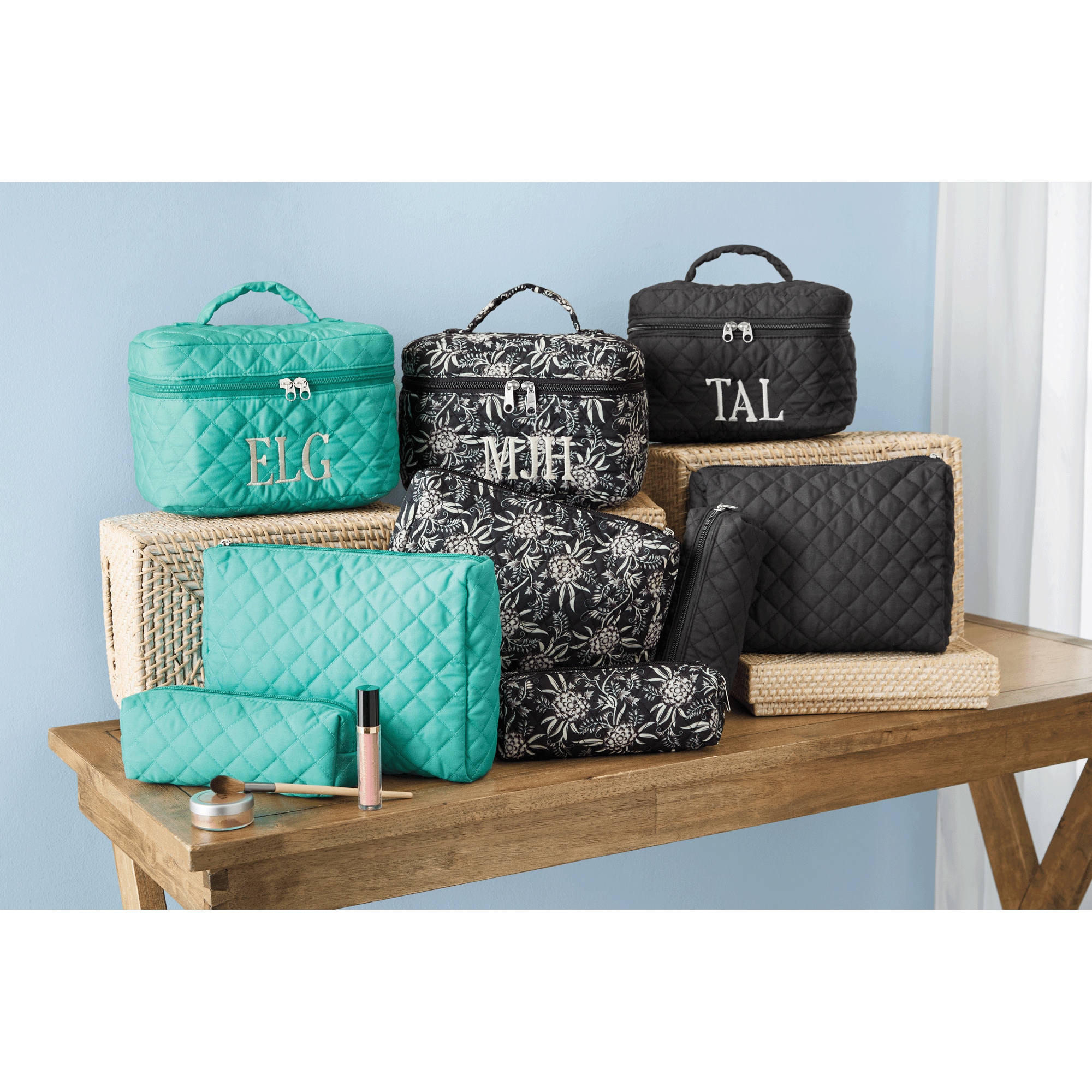 Personalized 3-Piece Travel Bag Set, , large