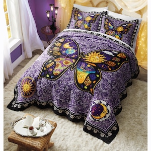 Celestial Butterfly Quilt, , large