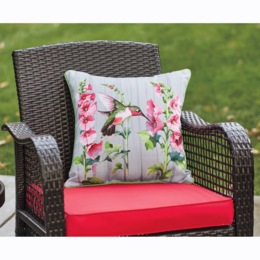 Hummingbird Outdoor Accent Pillow, , large