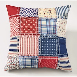 American Patch Accent Pillow, , large