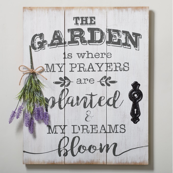 Garden Prayers Sign, , large