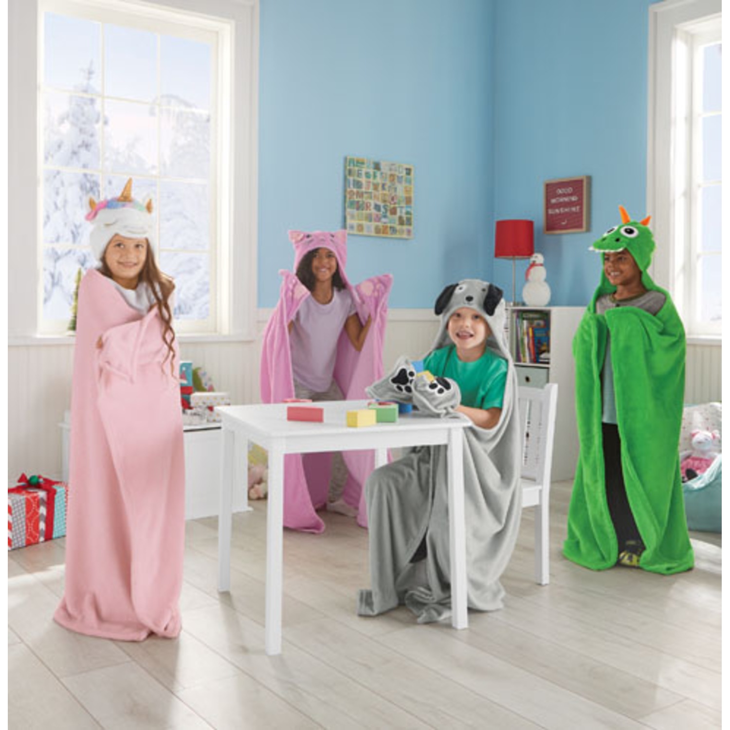Five below hooded blanket sales