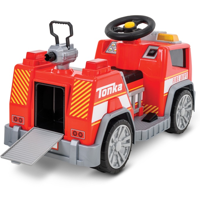 Tonka red fire truck sales