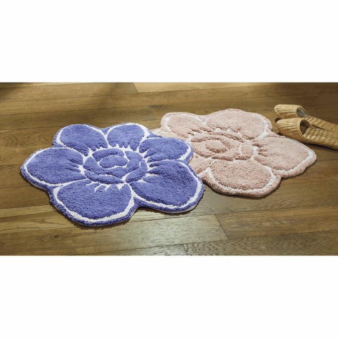 Flower-Shaped Bath Mat, , large