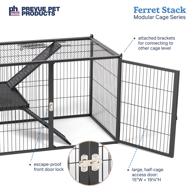 Prevue Pet Small Animal Stack Add-On Unit, , large