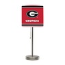 NFL or NCAA Team Logo Chrome Table Lamp with USB, , large