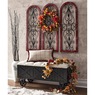 Spice Plaid With Fringe Decorative Pillow, , large