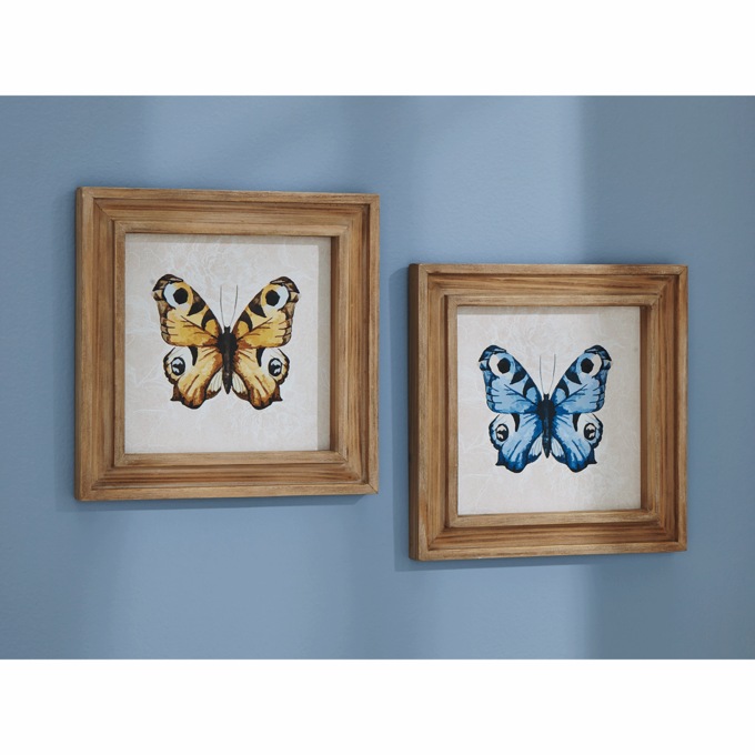 Textured Butterfly Wall Art, , large