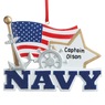Personalized Military Ornament, , large