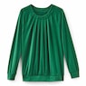Long-Sleeve Banded-Bottom Top, , large