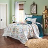 Izzy Floral Quilted Standard Sham, Multi, large