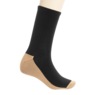 Women's Crew Compression Socks, Black, large
