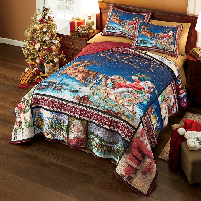 Holiday Patch Quilt, , large