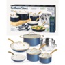 Gotham Steel Natural 15-Piece Ceramic Nonstick Cookware Set, , large