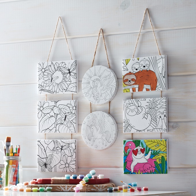 Art 101 DIY Hanging Canvas Wall Art Set