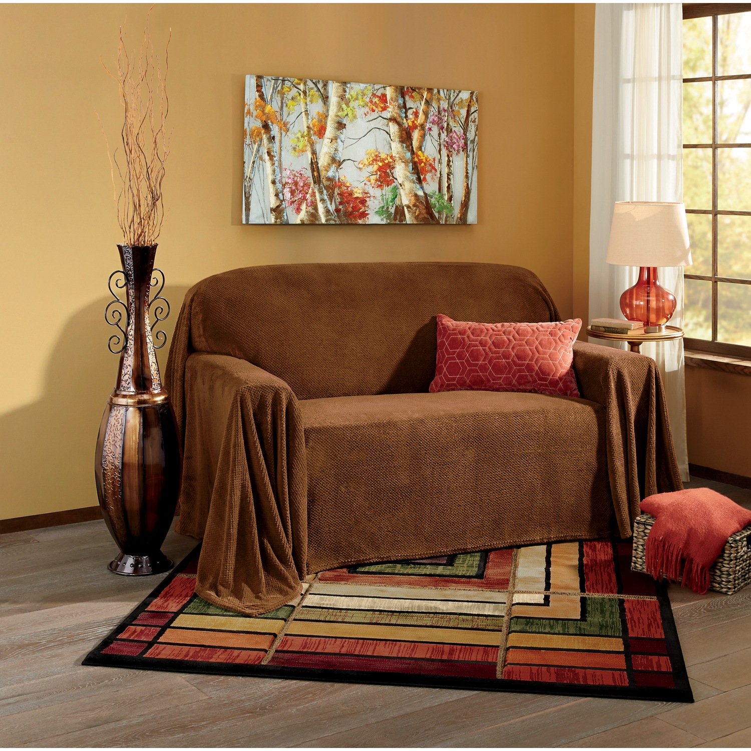 Textured Plush Furniture Throw Ginny's