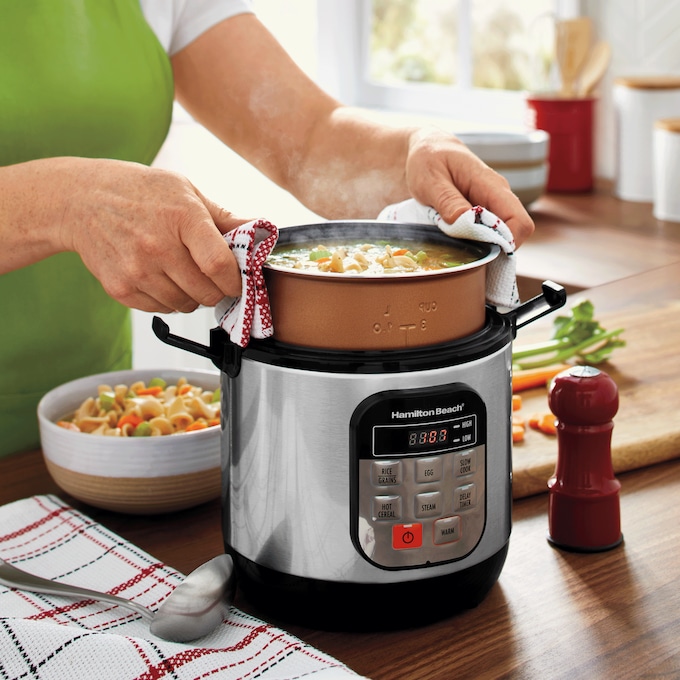 Hamilton Beach Compact Multi-Cooker, , large
