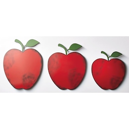 Set of 3 Apple Wall Art, , large