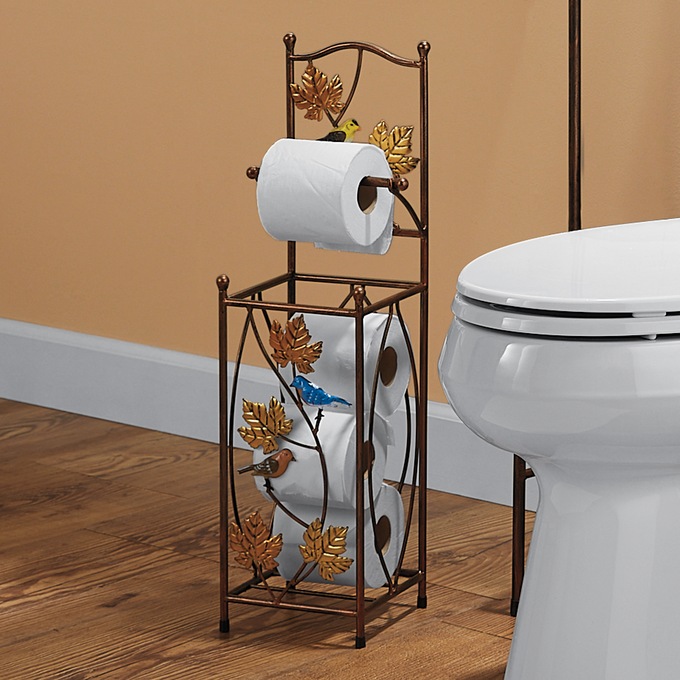 Autumn Birds Toilet Paper Holder