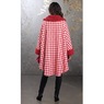 Sherpa-Trimmed Matching Fleece Cape with Gloves, , large